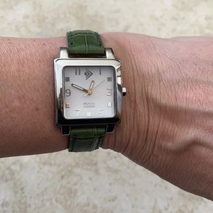 Silpada Designs Croc Leather Watch